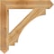 Ekena Millwork Imperial Arts & Crafts Rough Sawn Bracket, Western Red Cedar, 6"W x 38"D x 38"H BKT06X38X38IMP03RWR - alternate 4